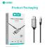 COTECi OF-014 Type-C to DisplayPort 1.4, 4K 60Hz Cable 1.8M - Gray
